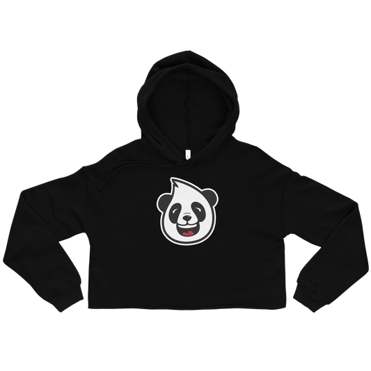 Happy Panda Crop Top Hoodie